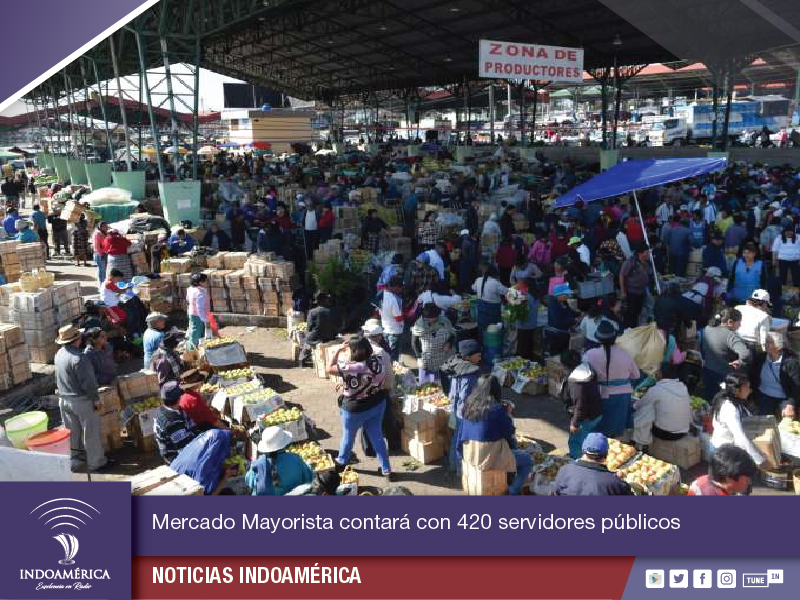 La reapertura del Mercado Mayorista se realizará con 420 servidores públicos