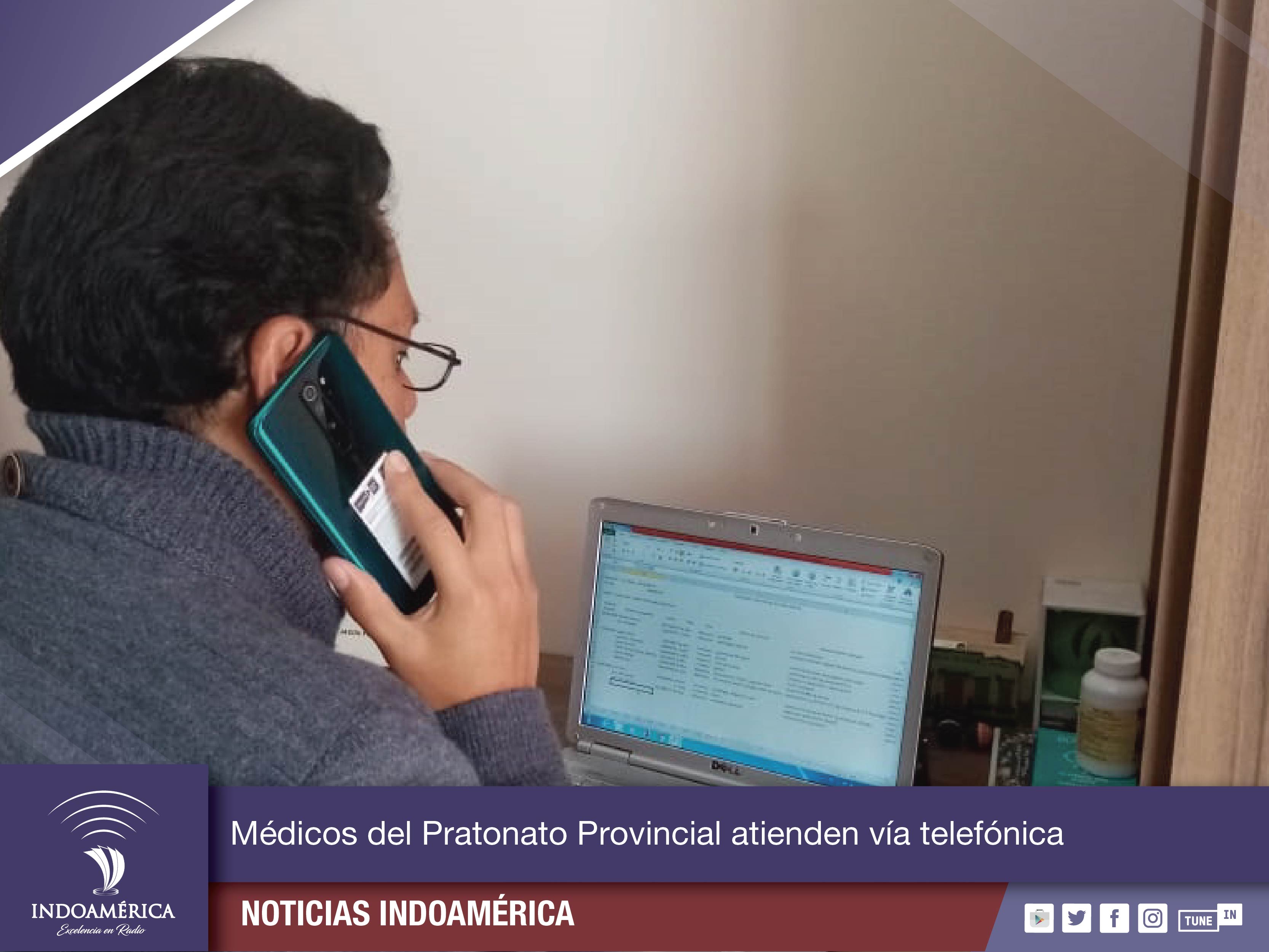 Patronato Provincial de Tungurahua incrementa la atención médica vía telefónica