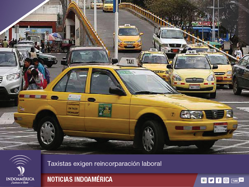 Taxistas exigen reincorporación laboral