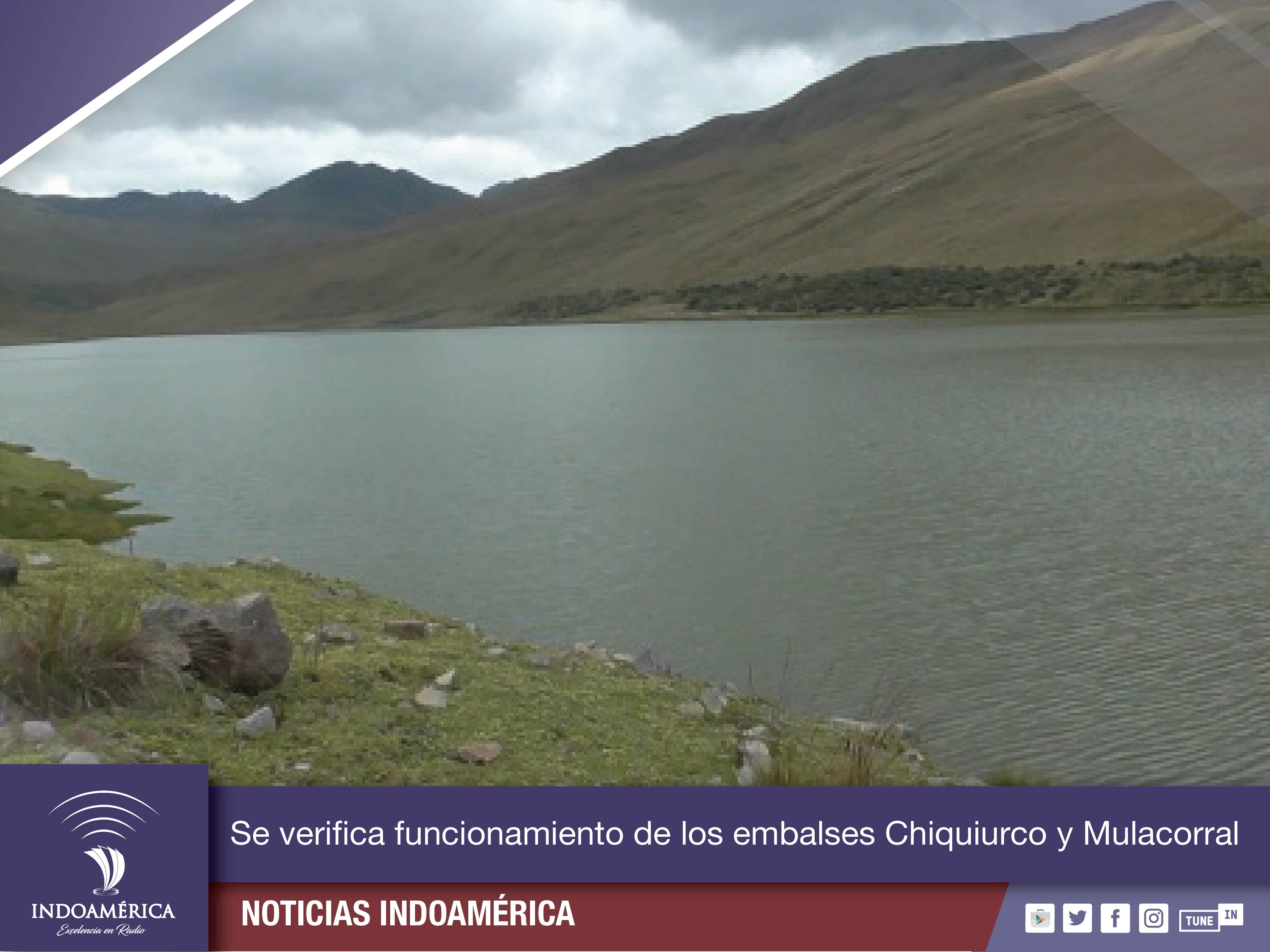 Gobierno Provincial de Tungurahua presenta informe de funcionamiento de los Embalses Chiquiurcu y Mulacorrral